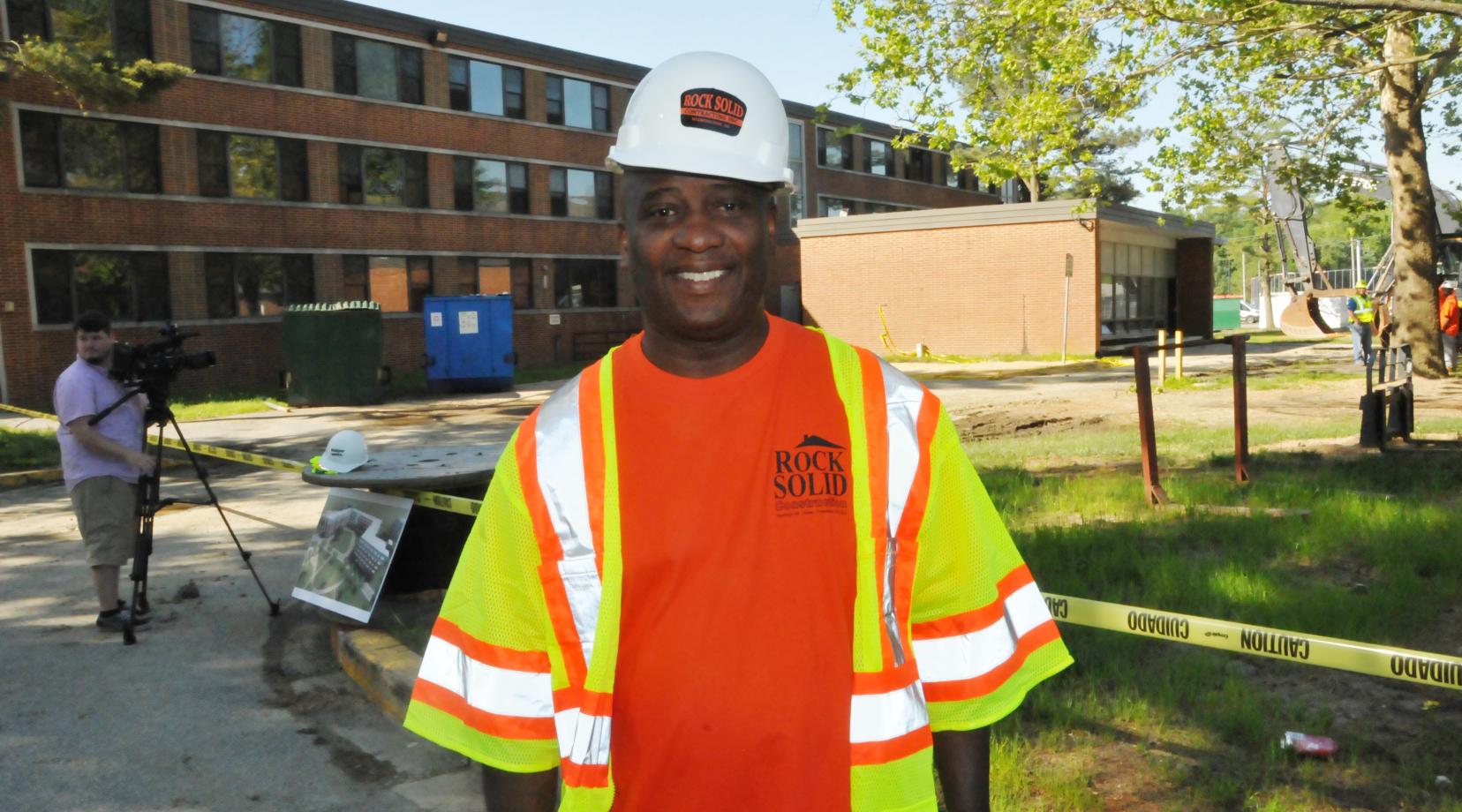 DSU alumnus Norman Oliver's Rock Solid Contracting is enlisted along with Wohlsen Construction to demolish Laws Hall -- the same residential hall where he worked as a residential assistant in the early 1980s.