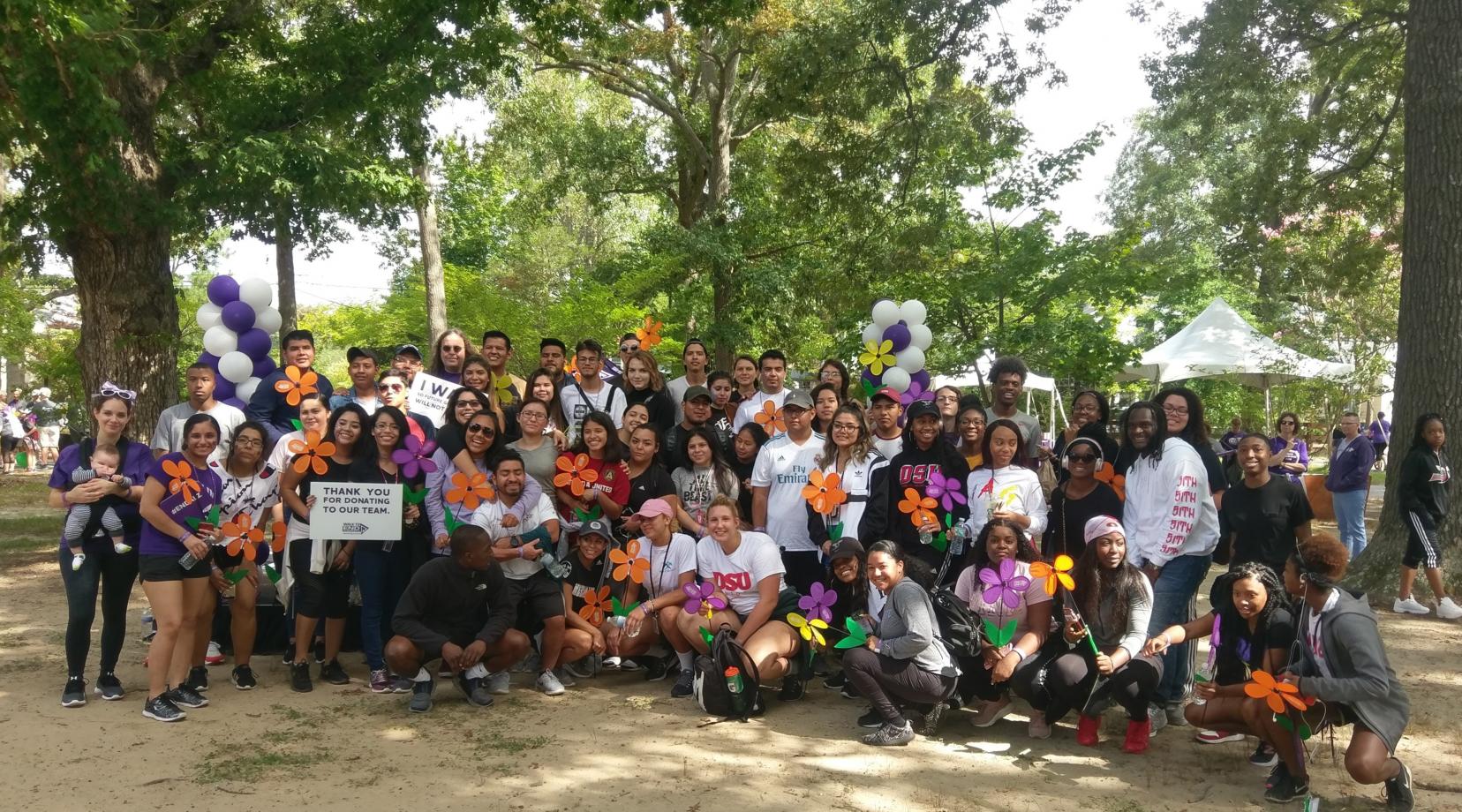 The Hornets for a Cure team -- 153 strong -- participated in the Sept. 29 Walk to End Alzheimer's in Rehoboth Beach.