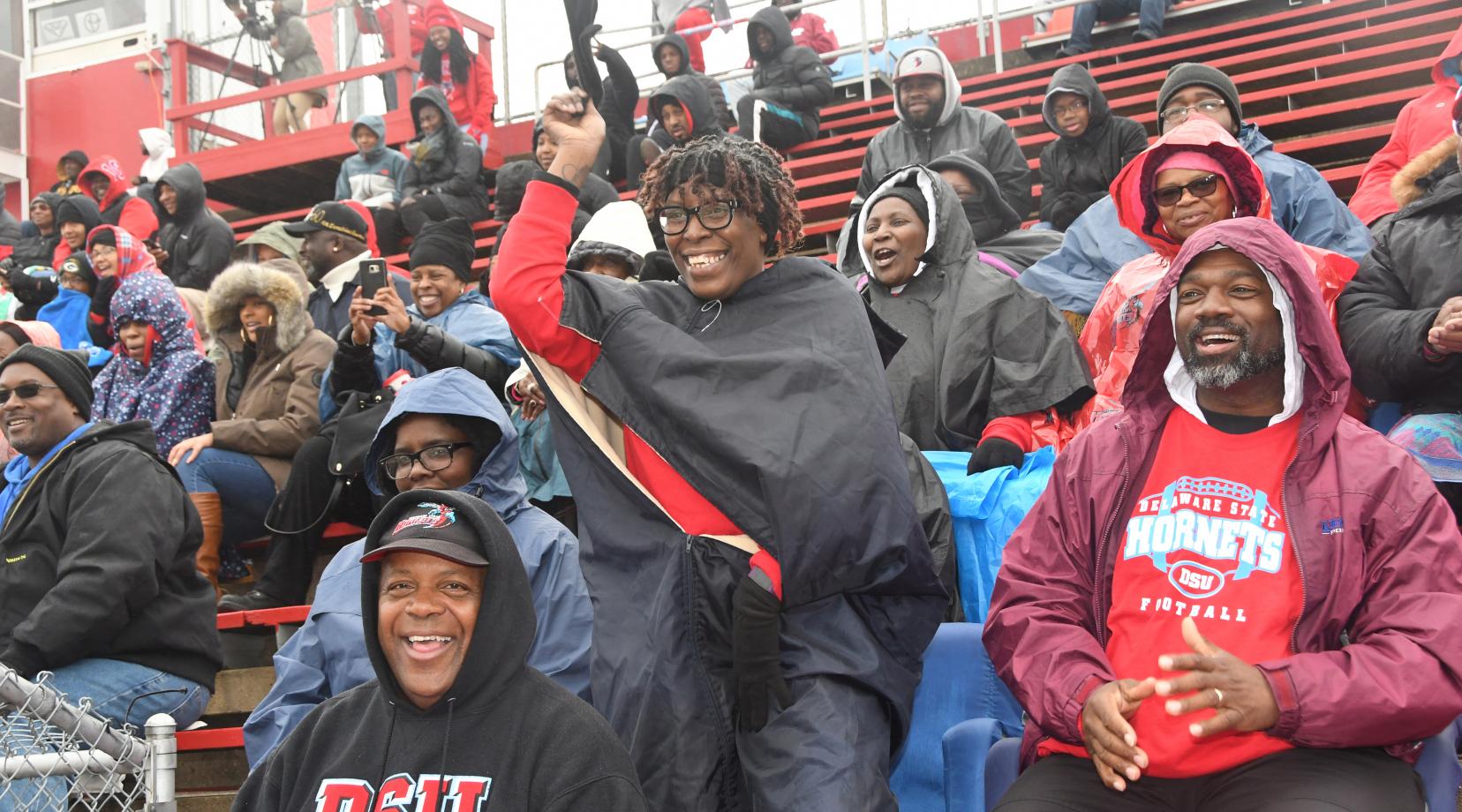 <p>The Hornet Homecoming crowd were not disappointment their University's performance on the gridiron, as Delaware State University beat North Carolina Central 28-13.</p>