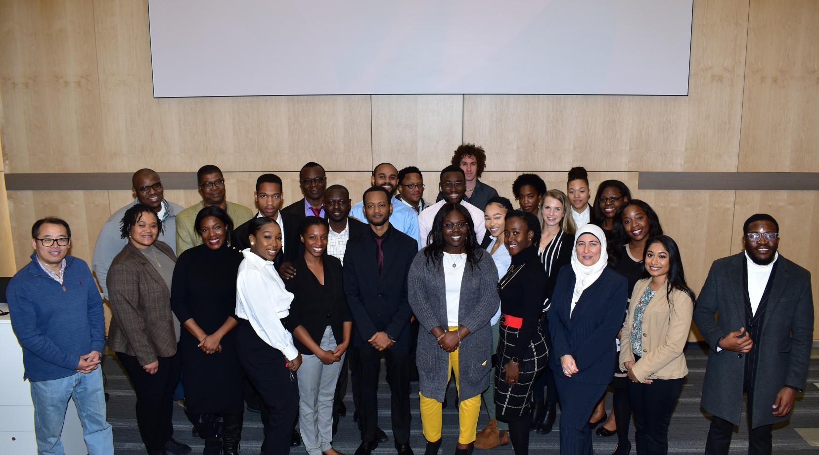 <p>This group of DSU STEM graduate students recently visited the DuPont Experimental Station, where many of them noted that the instrumentation there and at DSU are comparable.</p>