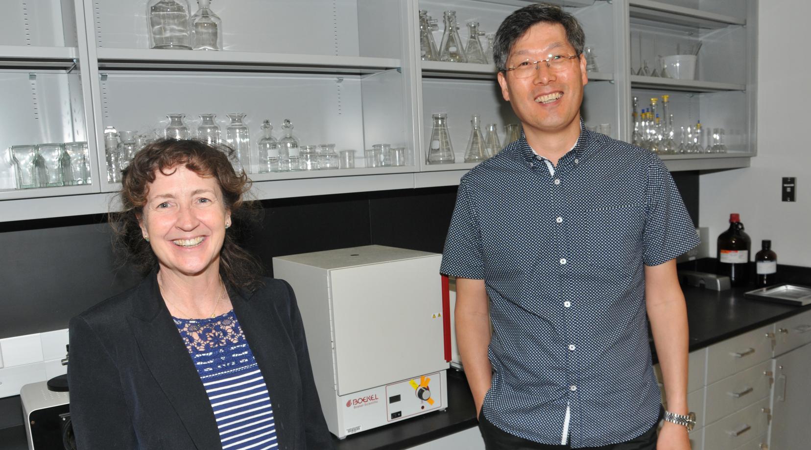 Dr. Melissa Harrington and Hwan Kim are the co-principal investigators who successfully obtained the five-year grant from the National Institute of General Medical Sciences.
